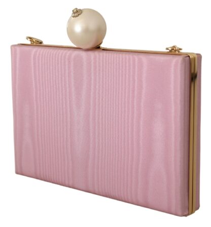 Dolce & Gabbana - Chic Pink Silk Crossbody Evening Bag