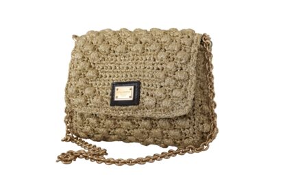 Dolce & Gabbana - Elegant Gold Evening Clutch