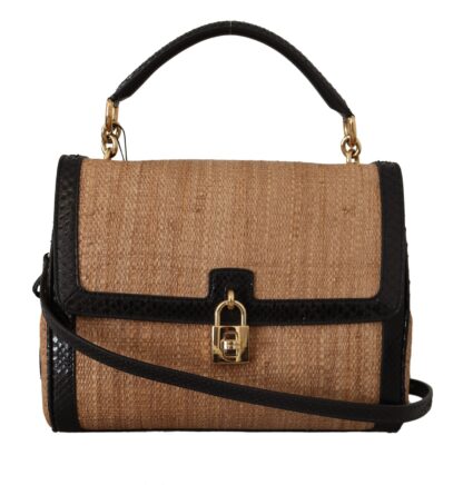 Dolce & Gabbana - Exotic Python & Lambskin Shoulder Satchel