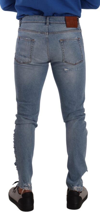 Dolce & Gabbana - Elegant Slim Light Blue Denim Jeans