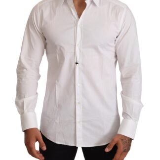 Dolce & Gabbana - Elegant Slim Fit White Dress Shirt