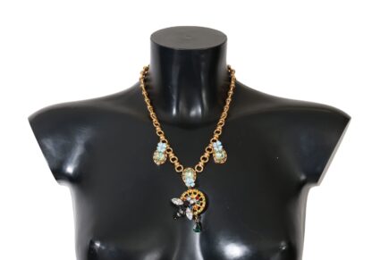 Dolce & Gabbana - Multicolor Crystal Bee Statement Necklace