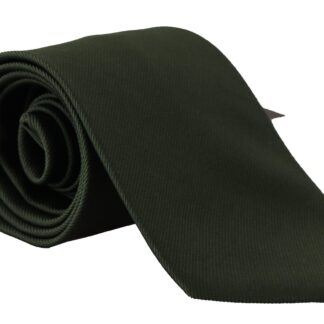 Dolce & Gabbana - Elegant Black Silk Tie for Sophisticated Style