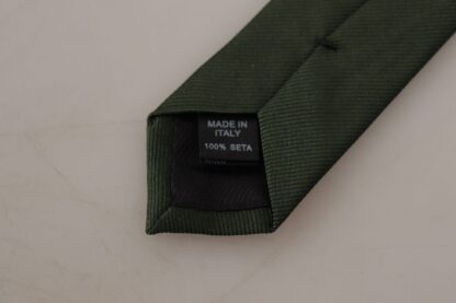 Dolce & Gabbana - Elegant Silk Green Tie