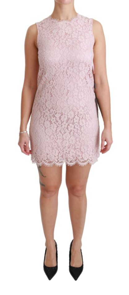 Dolce & Gabbana - Elegant Pink Shift Mini Dress