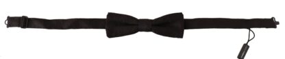 Dolce & Gabbana - Elegant Black Silk Bow Tie