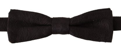 Dolce & Gabbana - Elegant Black Silk Bow Tie