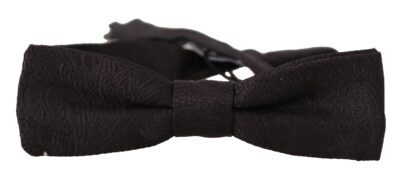 Dolce & Gabbana - Elegant Black Silk Bow Tie