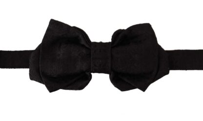 Dolce & Gabbana - Elegant Silk Black Bow Tie