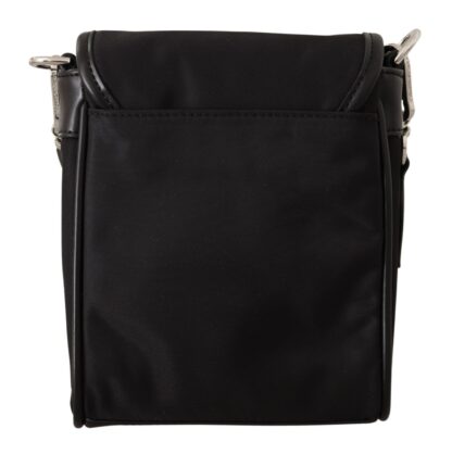 Karl Lagerfeld - Elegant Black Nylon Crossbody Bag