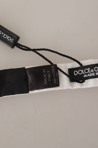 Dolce & Gabbana - Elegant White Silk Tie for Sophisticated Gentlemen