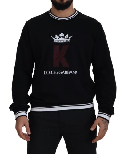 Dolce & Gabbana - Elegant Crewneck Cotton Pullover Sweater