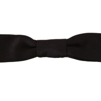 Dolce & Gabbana - Elegant Silk White Bow Tie