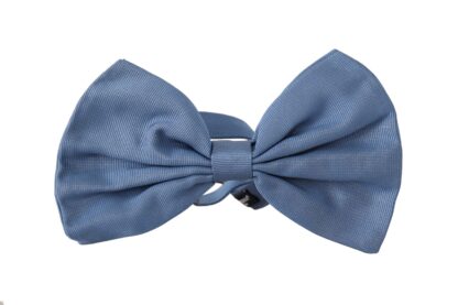 Dolce & Gabbana - Elegant Blue Silk Bow Tie