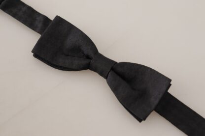 Dolce & Gabbana - Elegant Black Silk Bow Tie