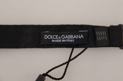 Dolce & Gabbana - Elegant Black Silk Bow Tie