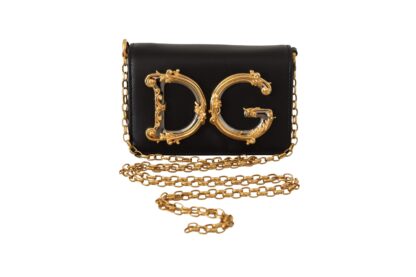 Dolce & Gabbana - Elegant Micro Mini Gold Detail Evening Bag