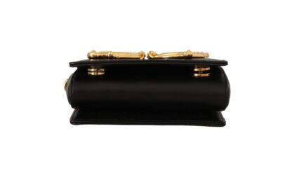 Dolce & Gabbana - Elegant Micro Mini Gold Detail Evening Bag