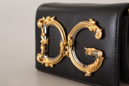 Dolce & Gabbana - Elegant Micro Mini Gold Detail Evening Bag