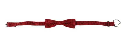 Dolce & Gabbana - Elegant Red Silk Bow Tie