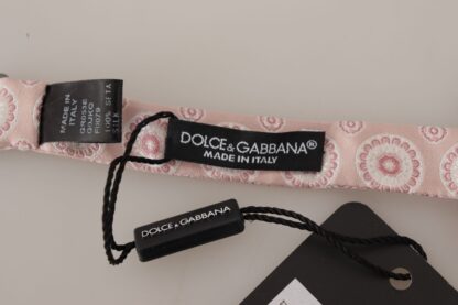 Dolce & Gabbana - Elegant Pink Silk Bow Tie