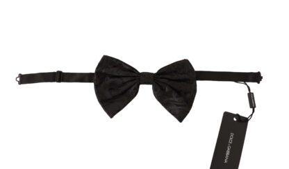 Dolce & Gabbana - Elegant Silk Maroon Bow Tie