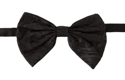 Dolce & Gabbana - Elegant Silk Maroon Bow Tie