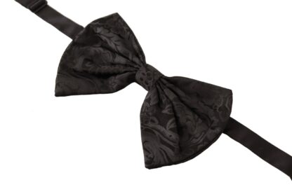 Dolce & Gabbana - Elegant Silk Maroon Bow Tie