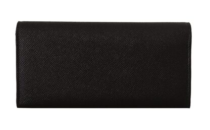 Dolce & Gabbana - Chic Continental Black Leather Wallet