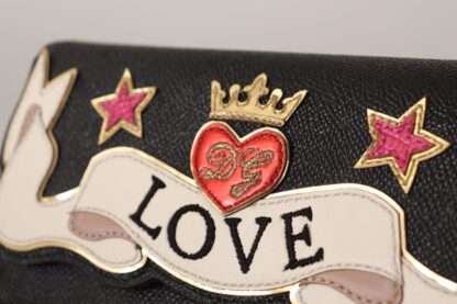 Dolce & Gabbana - Chic Continental Black Leather Wallet