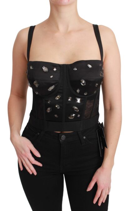 Dolce & Gabbana - Elegant Sleeveless Bustier Corset Top