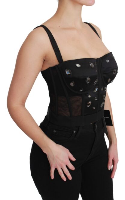 Dolce & Gabbana - Elegant Sleeveless Bustier Corset Top