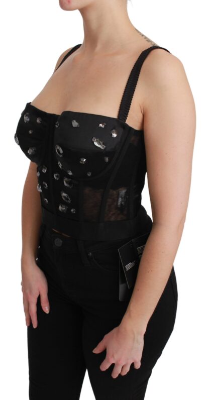 Dolce & Gabbana - Elegant Sleeveless Bustier Corset Top