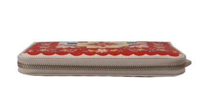 Dolce & Gabbana - Chic Carretto Print Leather Wallet