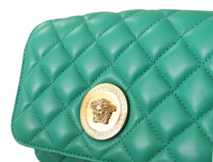 Versace - Elegant Green Nappa Leather Small Crossbody