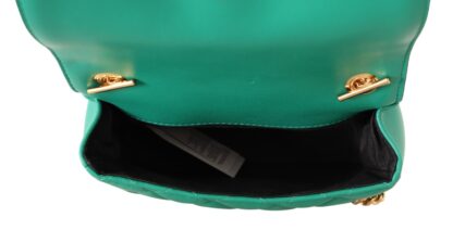 Versace - Elegant Green Nappa Leather Small Crossbody