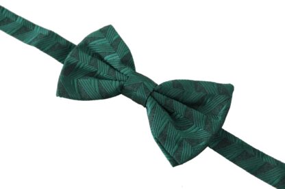 Dolce & Gabbana - Emerald Elegance Silk Bow Tie