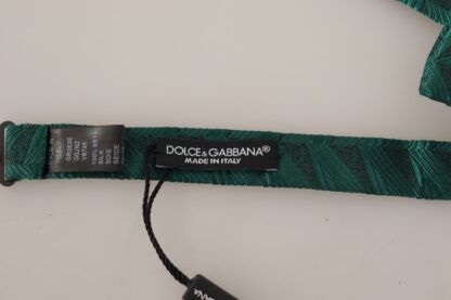 Dolce & Gabbana - Emerald Elegance Silk Bow Tie