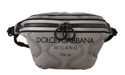 Dolce & Gabbana - Chic Gray Waist Belt Bag