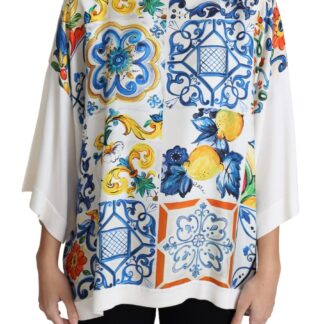 Dolce & Gabbana - Elegant Lurex Threaded Jersey Lace Blouse