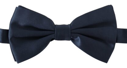 Dolce & Gabbana - Elegant Silk Blue Bow Tie