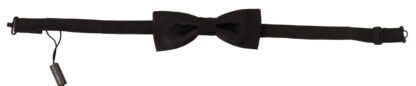 Dolce & Gabbana - Elegant Silk Black Bow Tie