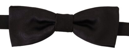 Dolce & Gabbana - Elegant Silk Black Bow Tie