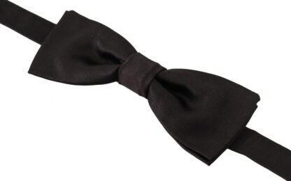 Dolce & Gabbana - Elegant Silk Black Bow Tie