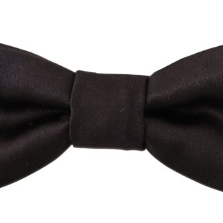 Dolce & Gabbana - Elegant Silk Tuxedo Bow Tie - Evening Chic