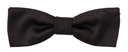 Dolce & Gabbana - Elegant Silk Black Bow Tie