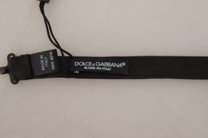 Dolce & Gabbana - Elegant Silk Black Bow Tie