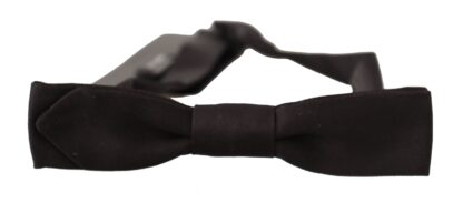 Dolce & Gabbana - Black Silk Elegant Bow Tie