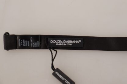 Dolce & Gabbana - Black Silk Elegant Bow Tie