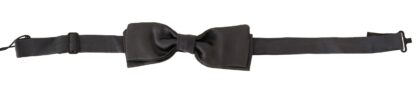 Dolce & Gabbana - Elegant Black Silk Bow Tie